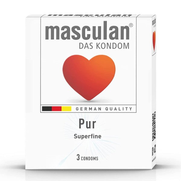 Masculan condoms 3pc pur