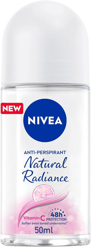 Nivea Natural Radiance Deodorant Roll On for Women – 50ml
