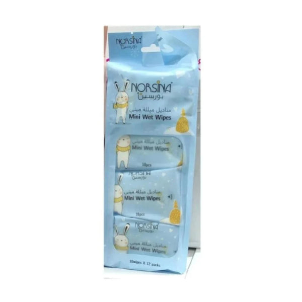 Norsina-Wet-Wipes-Mini-Blue-12-Pieces-x-10-Wipes-