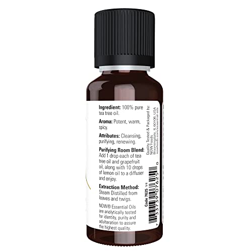 NOW Solutions Tea Tree Oil – 100% Pure 30ml (1 fl oz)