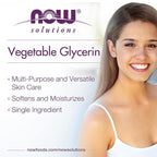 Now Foods Vegetable Glycerin – 100% Pure Skin Moisturizer – 4 oz