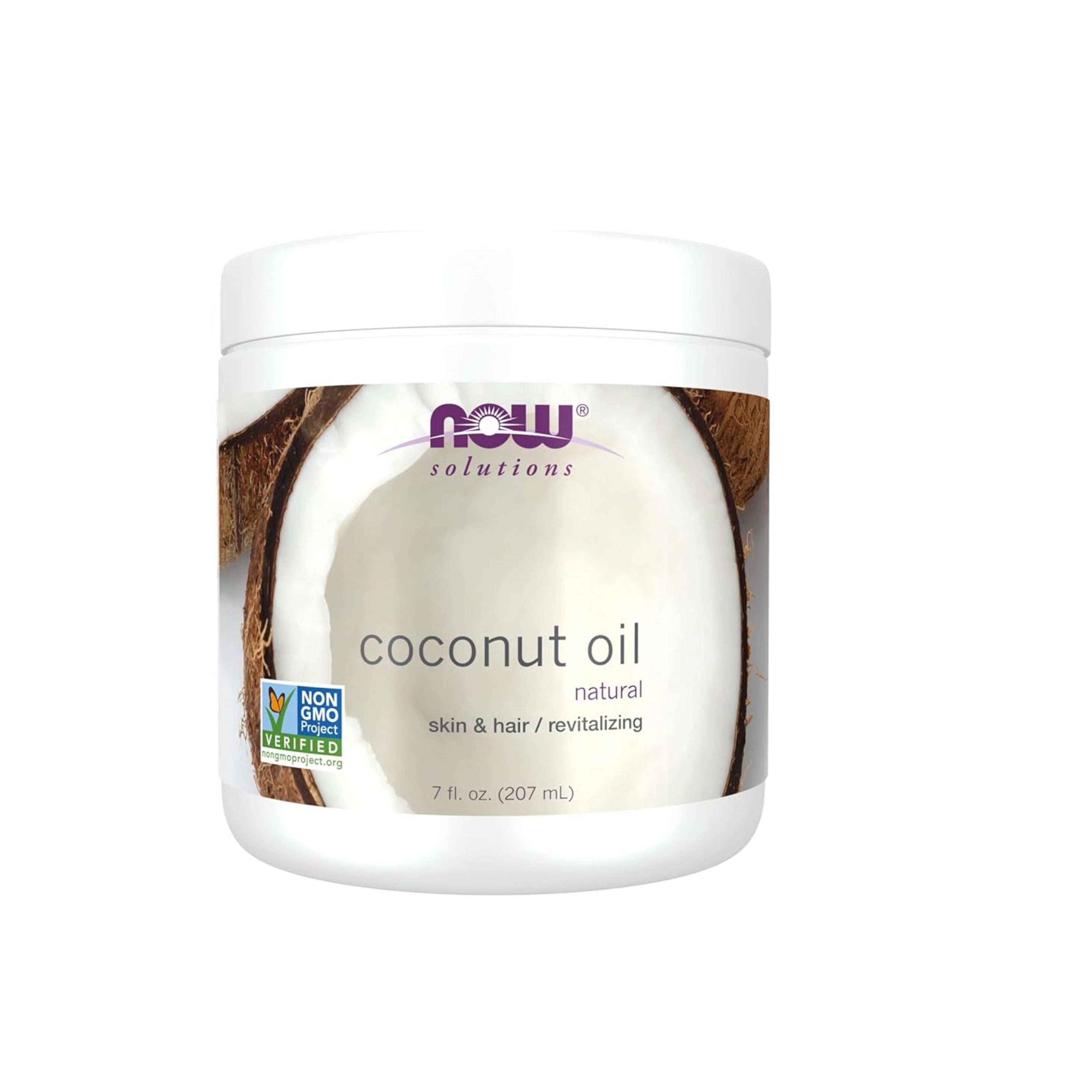 Now Solutions Pure Coconut Oil – Natural Skin and Hair Revitalizer