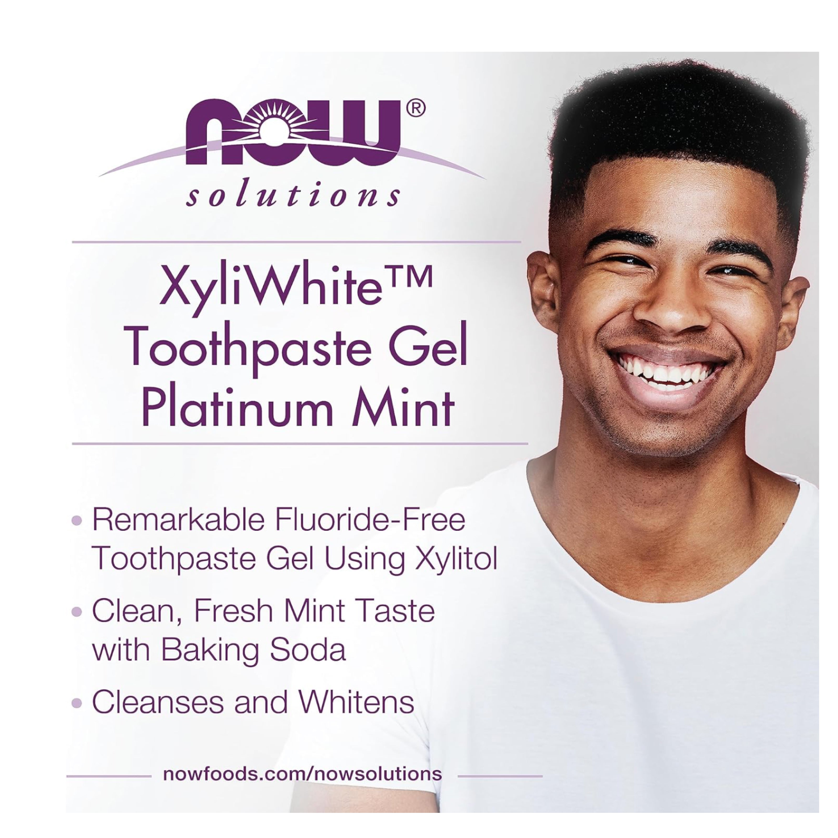 NOW Xyli Platinum Whitening Toothpaste – Natural Xylitol Oral Care