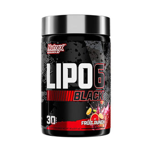 Nutrex Lipo6 Black - Fruit Punch (90g) 3.17 OZ 30Ser