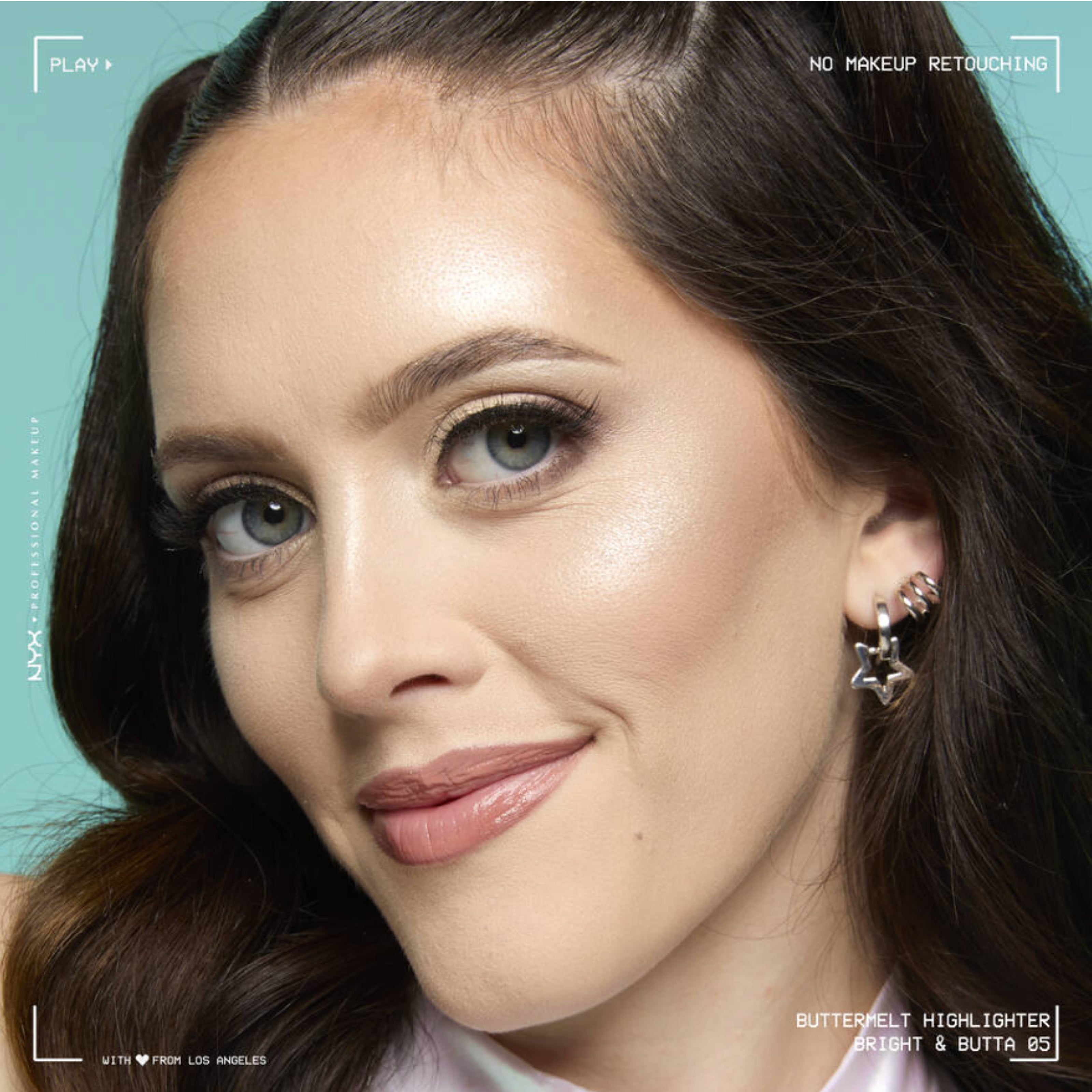 هايلايتر NYX Buttermelt – 05 Bright And Butta – لمعان طويل الأمد