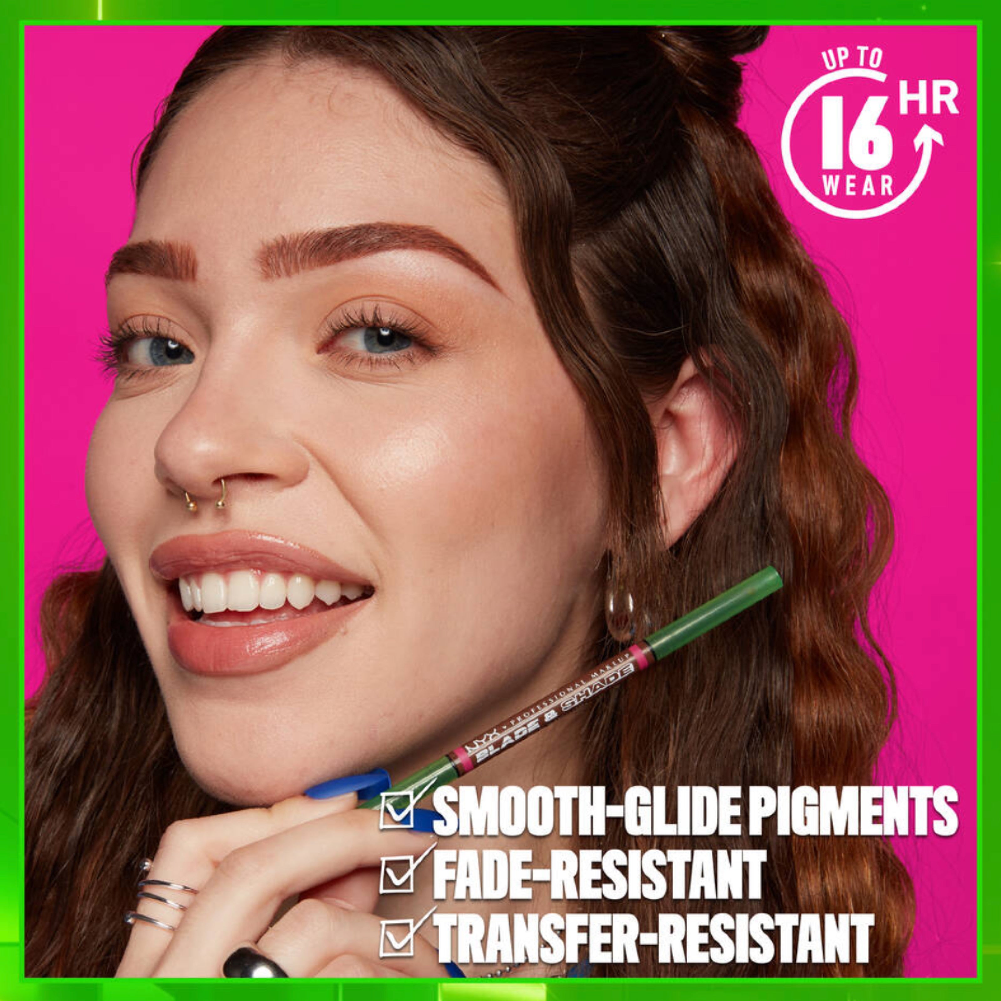 قلم حواجب NYX - 04 شوكولاتة - قلم حواجب طويل الأمد