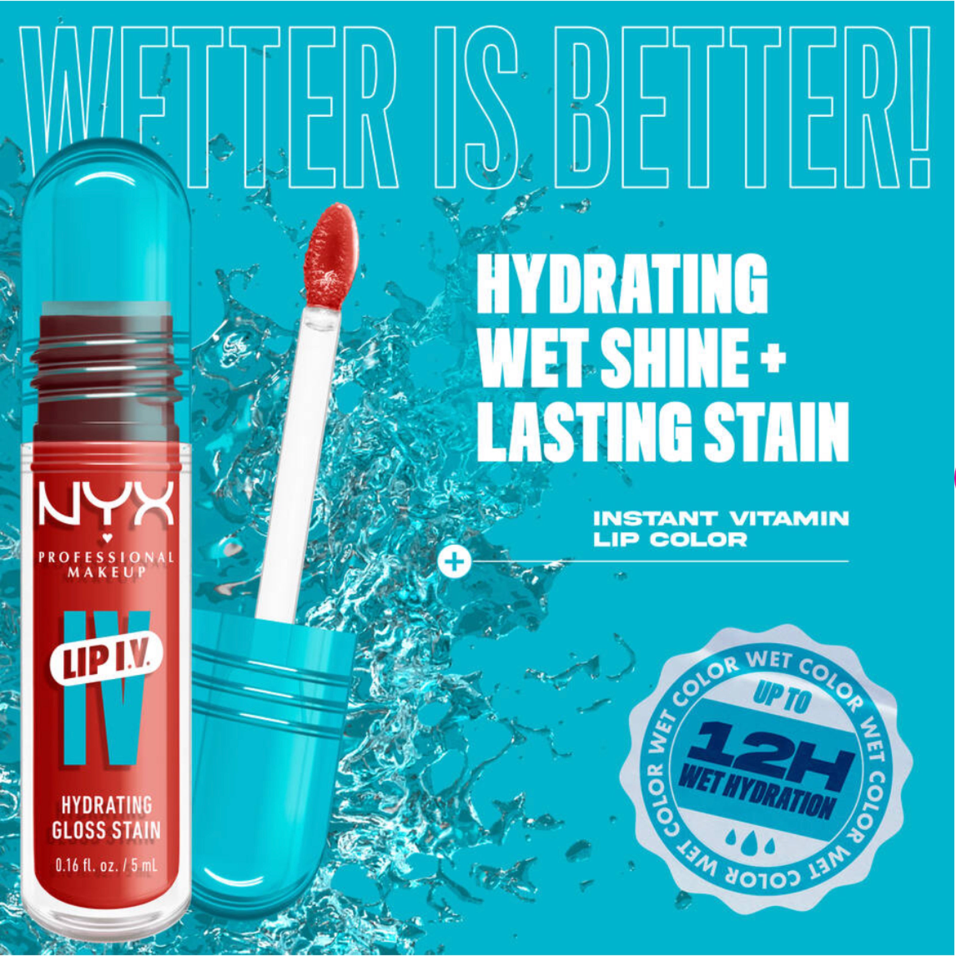 ملمع الشفاه NYX IV 12 Burst Zest Tang مرطب