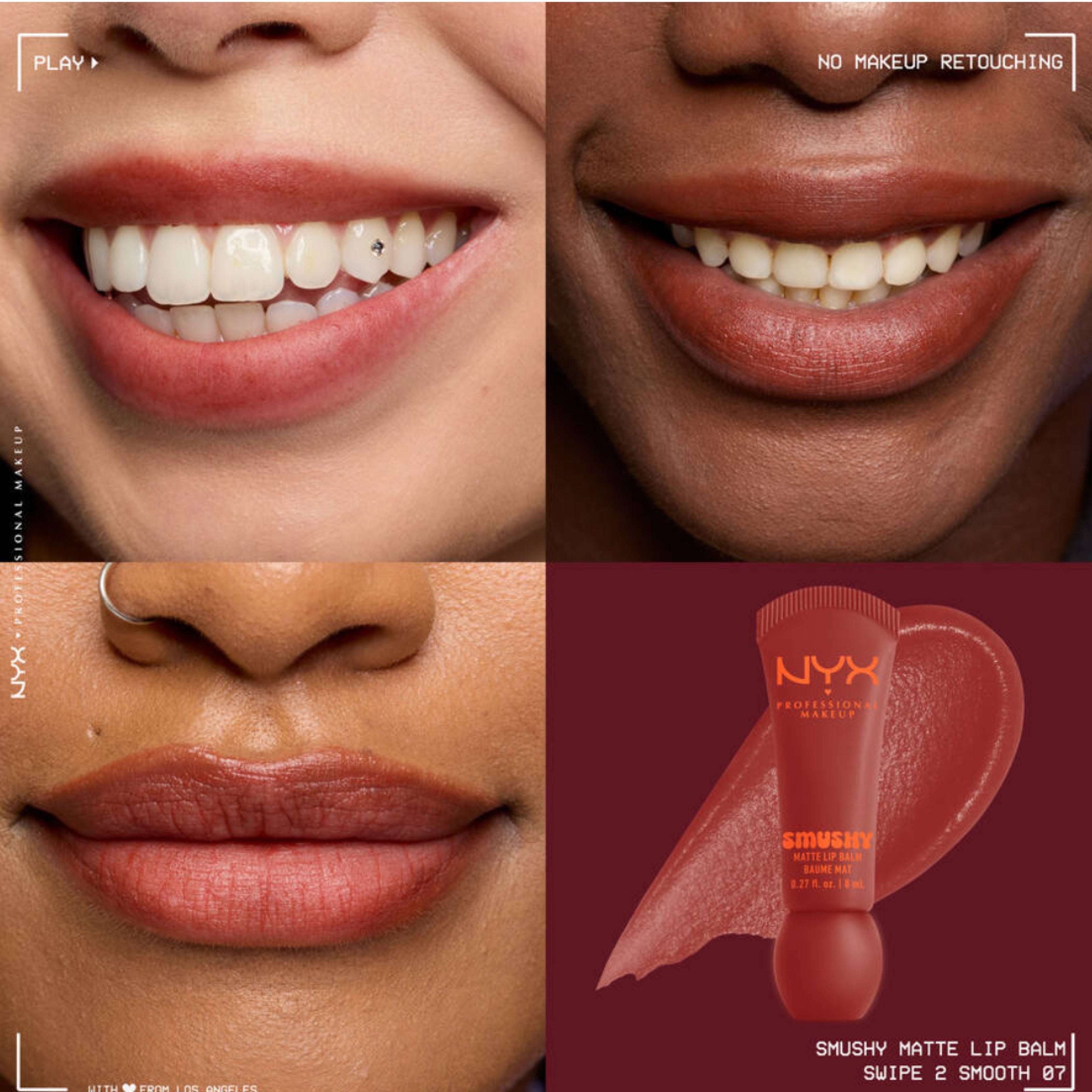 مرطب شفاه ملون من NYX - 07 Swipe 2 Smooth - عناية مرطبة للشفاه