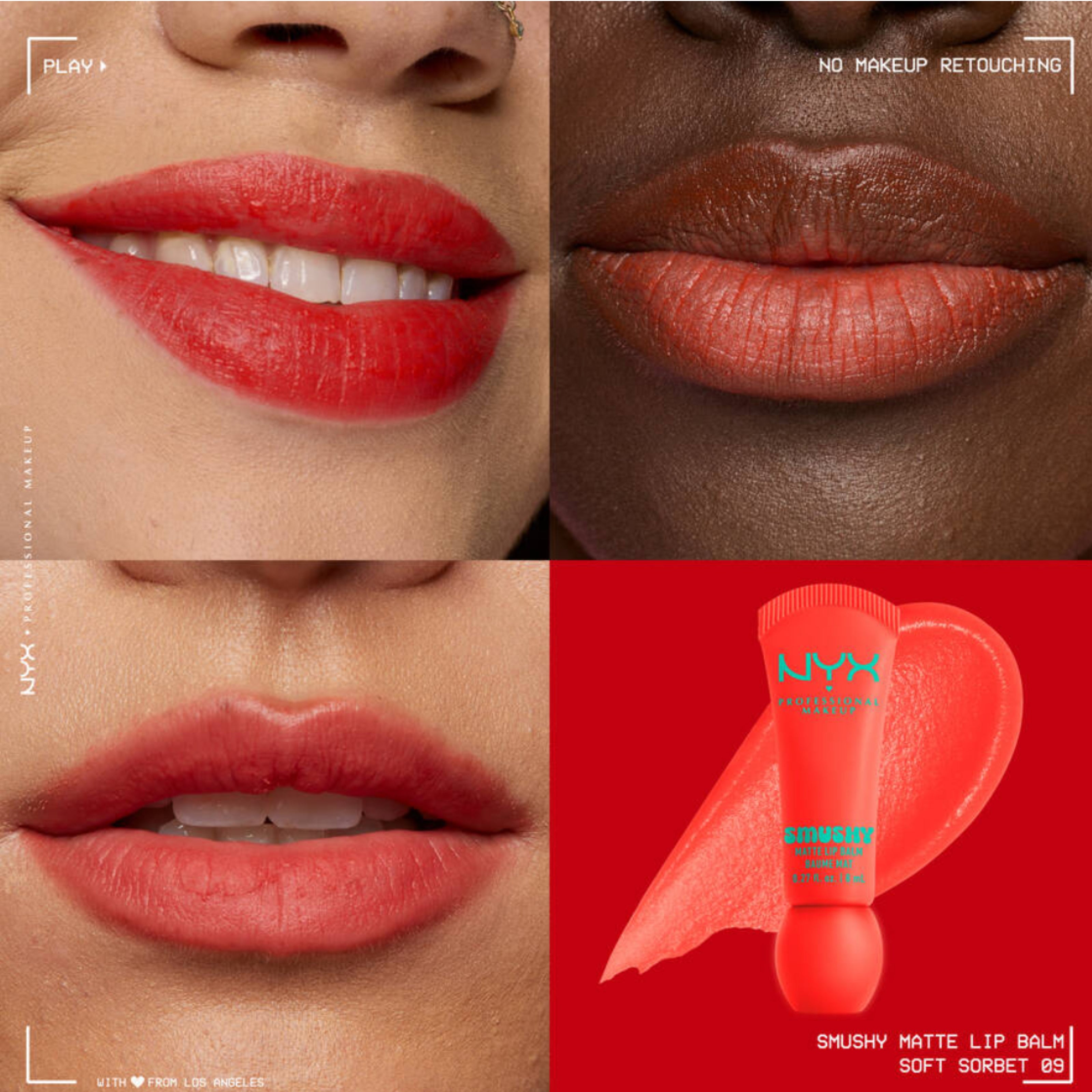 NYX Tinted Lip Balm - 09 Soft Sorbet Moisturizing Lip Color