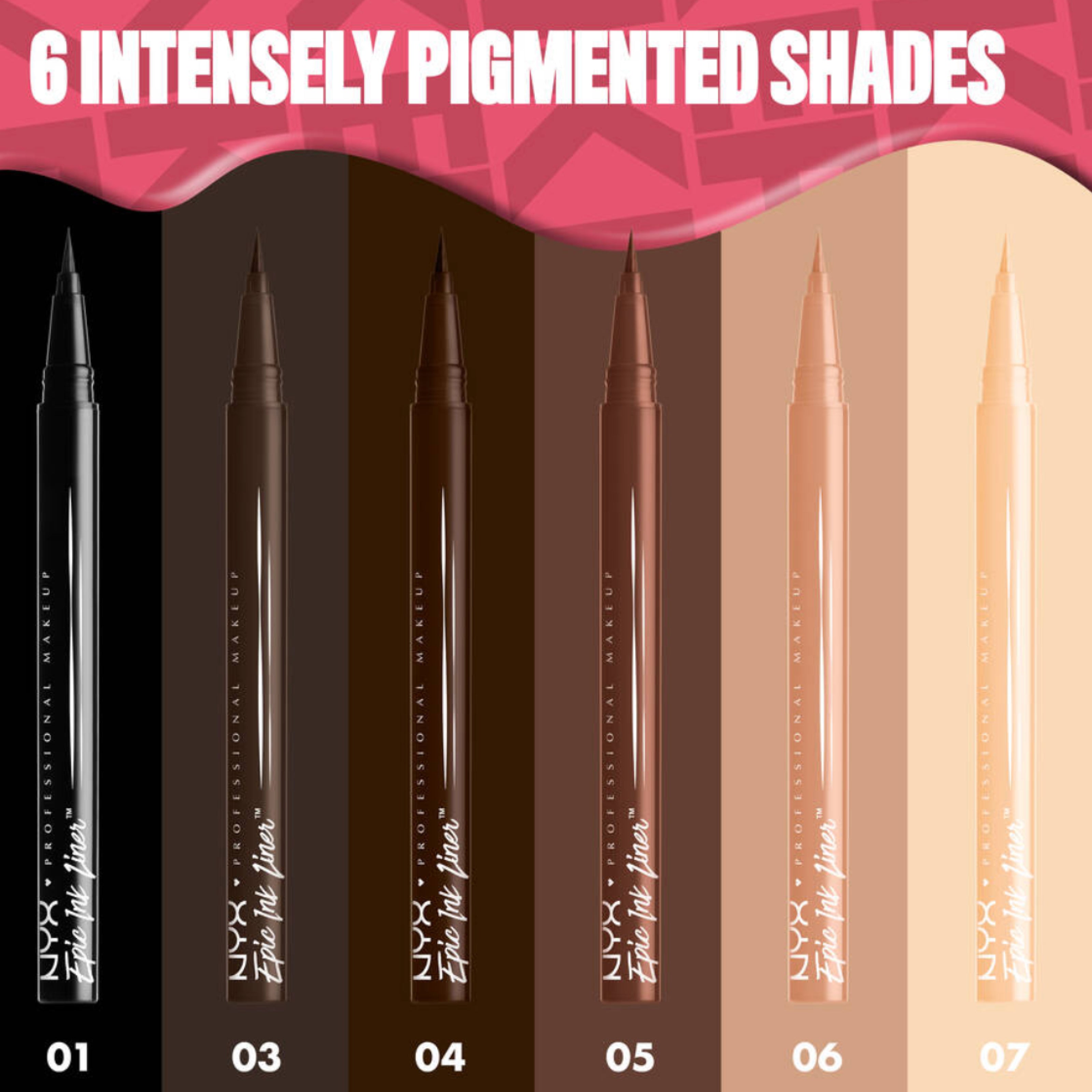 NYX Liquid Eyeliner Pen – Long-Lasting Precision Smudge-Proof Liner