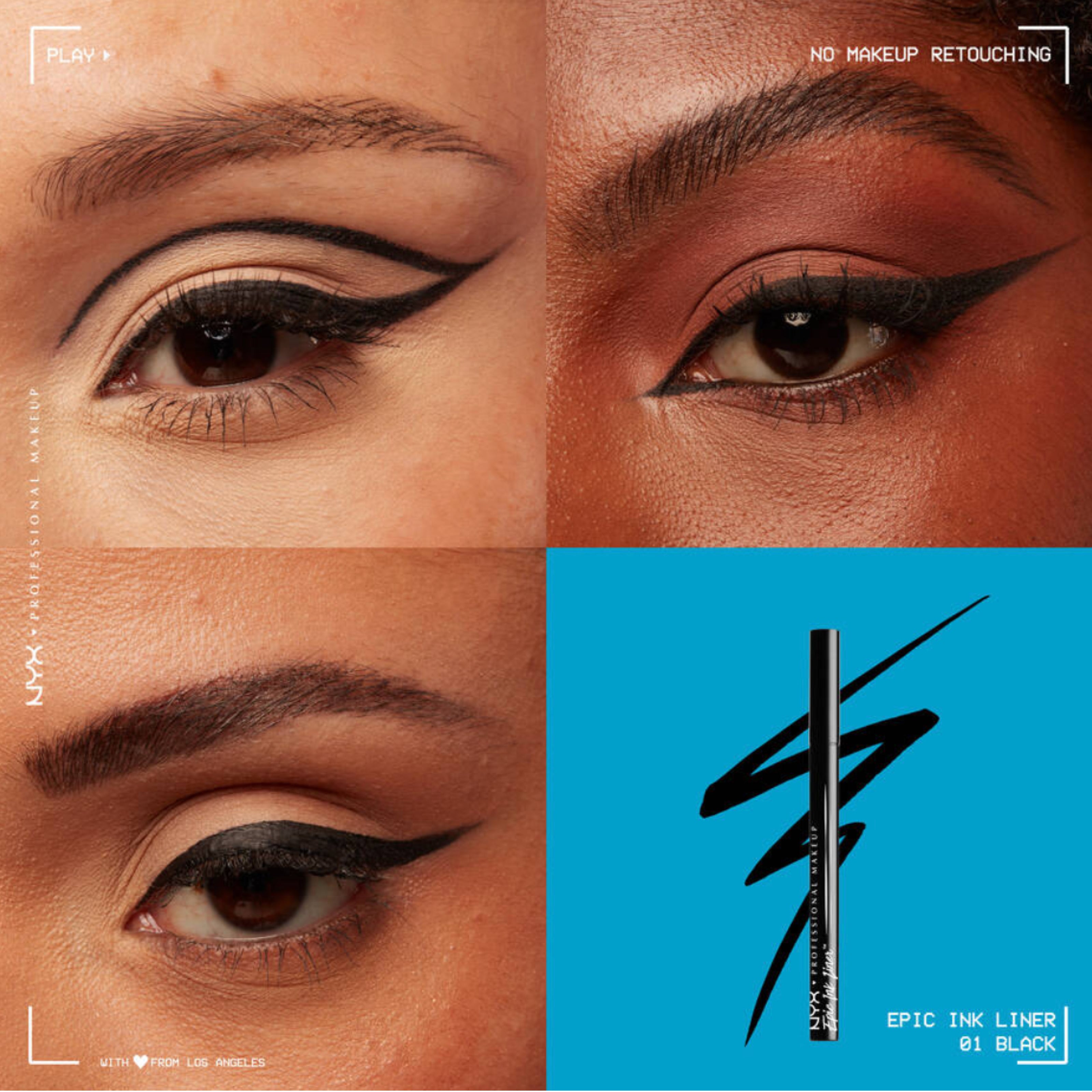 NYX Liquid Eyeliner Pen – Long-Lasting Precision Smudge-Proof Liner