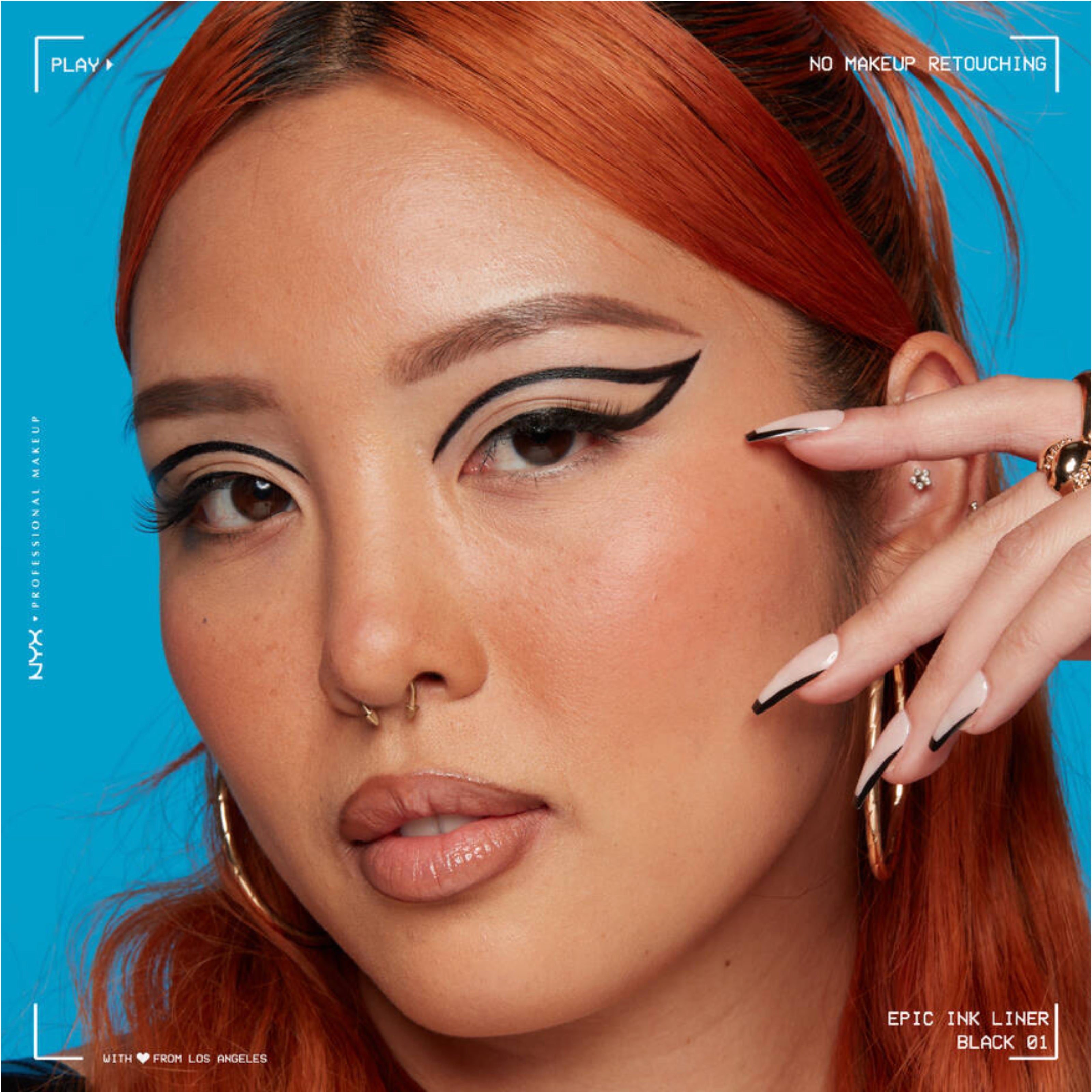 NYX Liquid Eyeliner Pen – Long-Lasting Precision Smudge-Proof Liner