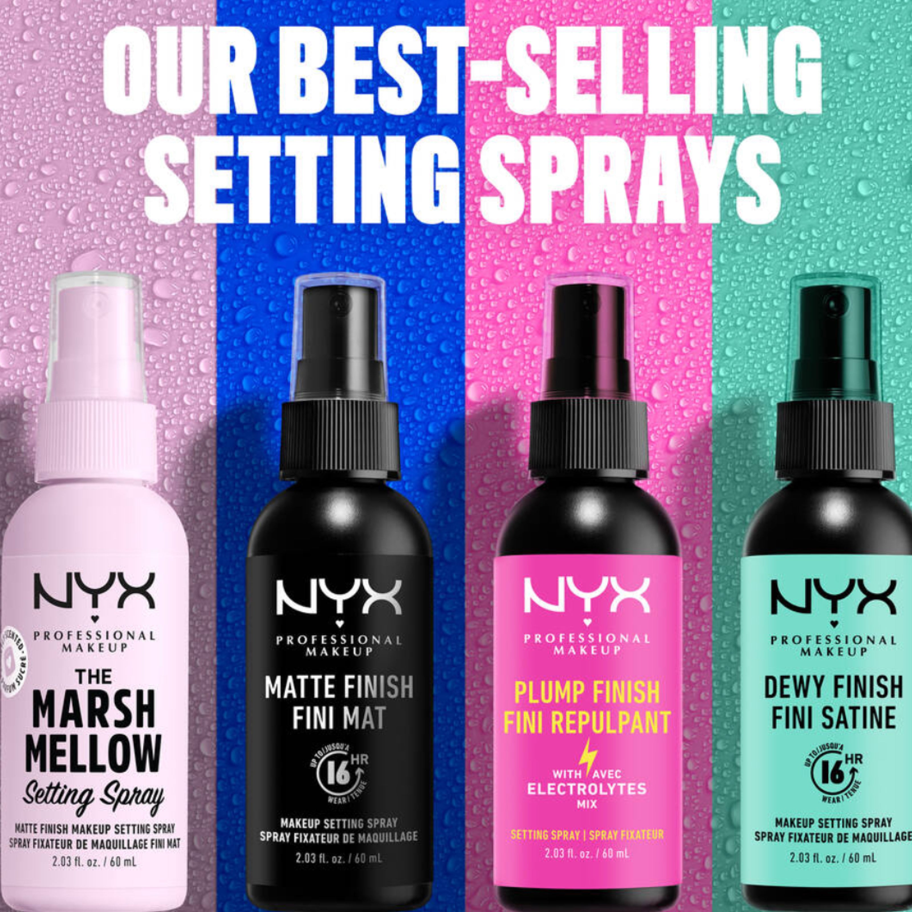 بخاخ تثبيت المكياج الاحترافي من NYX – لمسة نهائية ندية وإشراقة مضيئة