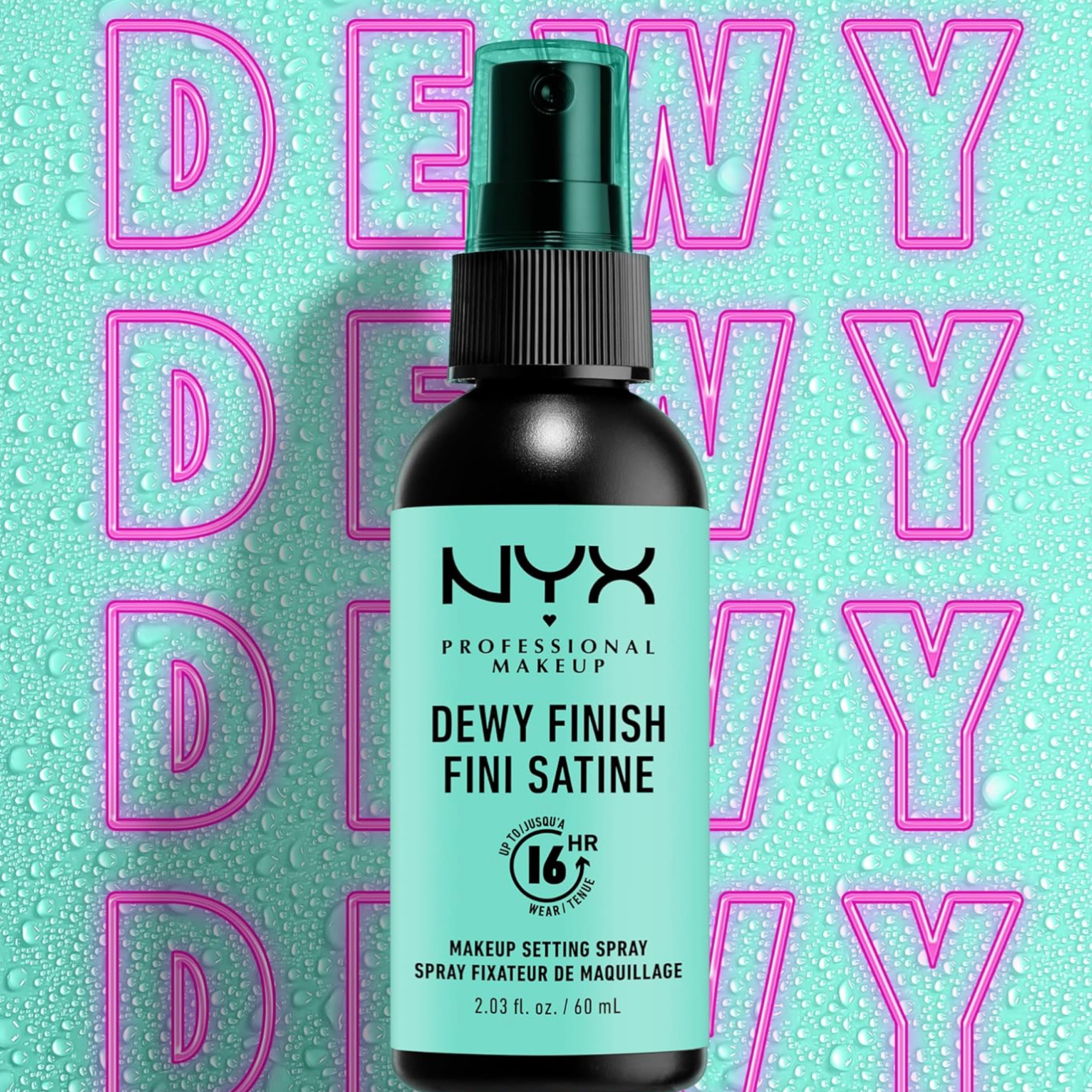 بخاخ تثبيت المكياج الاحترافي من NYX – لمسة نهائية ندية وإشراقة مضيئة