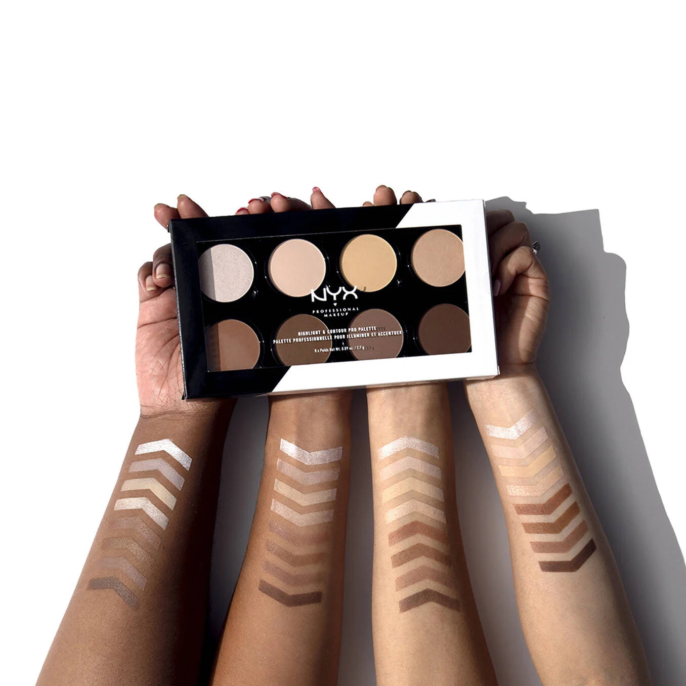 NYX Professional Makeup Highlight & Contour Palette – Face Sculpting Kit