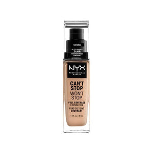 NYX Can't Stop Won't Stop أساس تغطية كاملة – 07 Natural (30ml)
