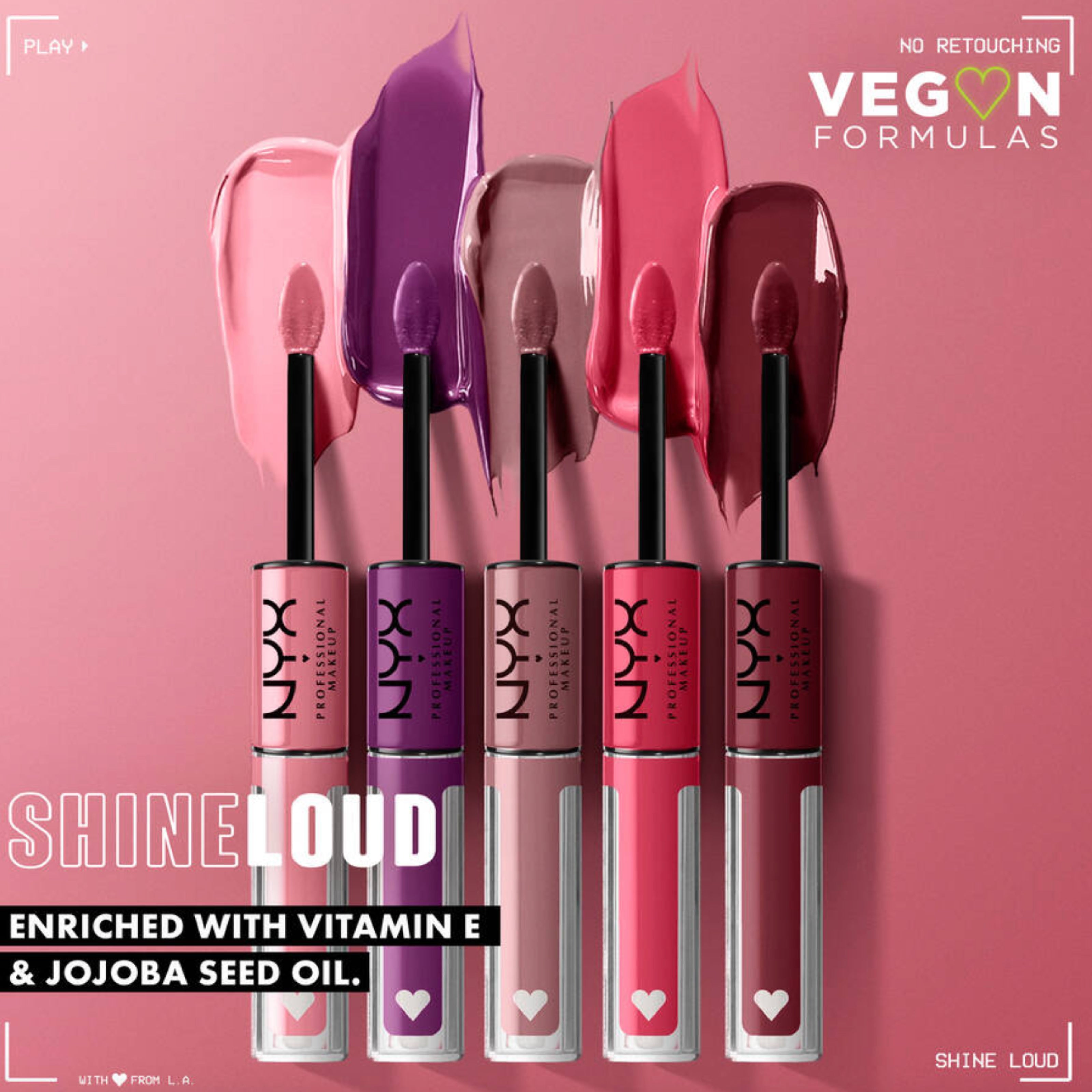 NYX Lip Color Gloss Ambition Statement – لمعان طويل الأمد