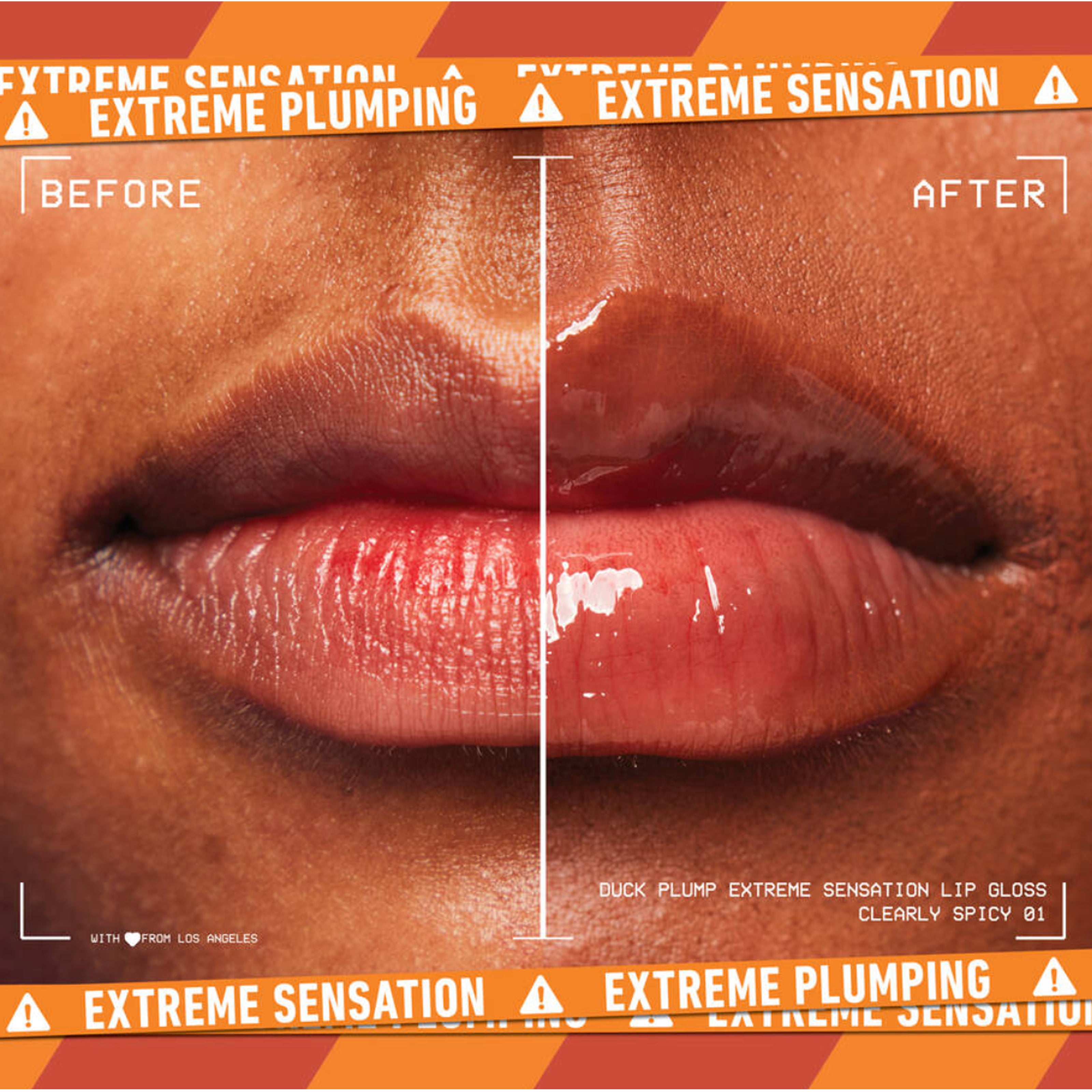 NYX Duck Plump Lip Gloss – Clearly Spicy High-Shine Plumping Formula