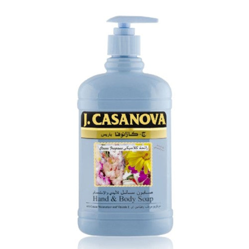 J.casanova liquid soap 500ml classicfor hands and bath