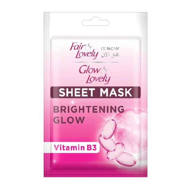 Glow & lovely face mask 20g brightening glow with vitamin b3