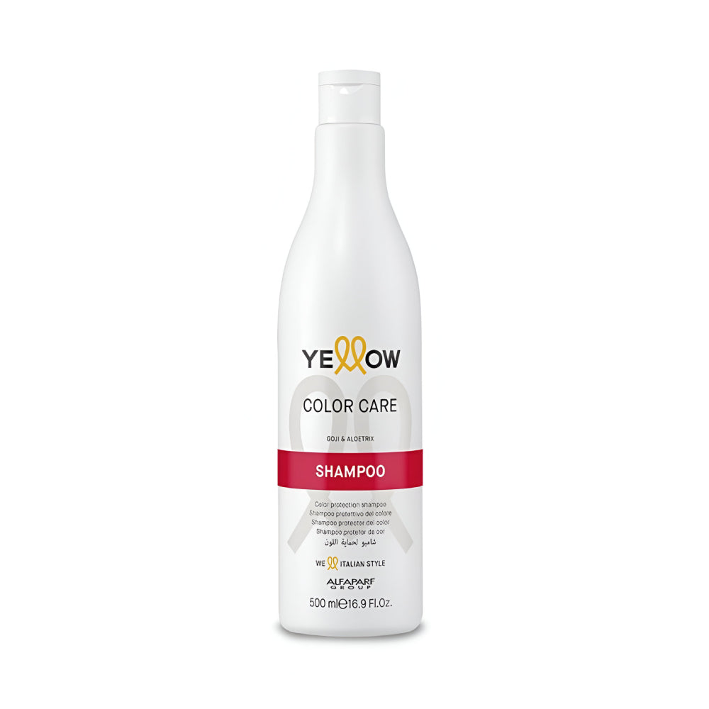 Yellow hair shampoo 500ml dyed with berry and aloe protein