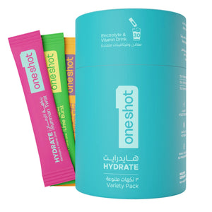 أونشوت هايدرات - مشروب إلكتروليت - عبوة متنوعة (30 عصا)
