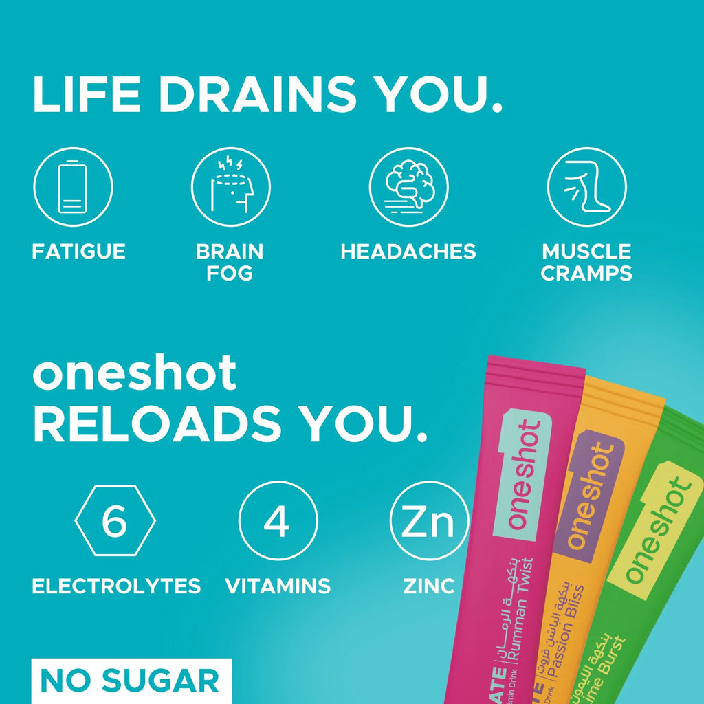 أونشوت هايدرات - مشروب إلكتروليت - عبوة متنوعة (30 عصا)