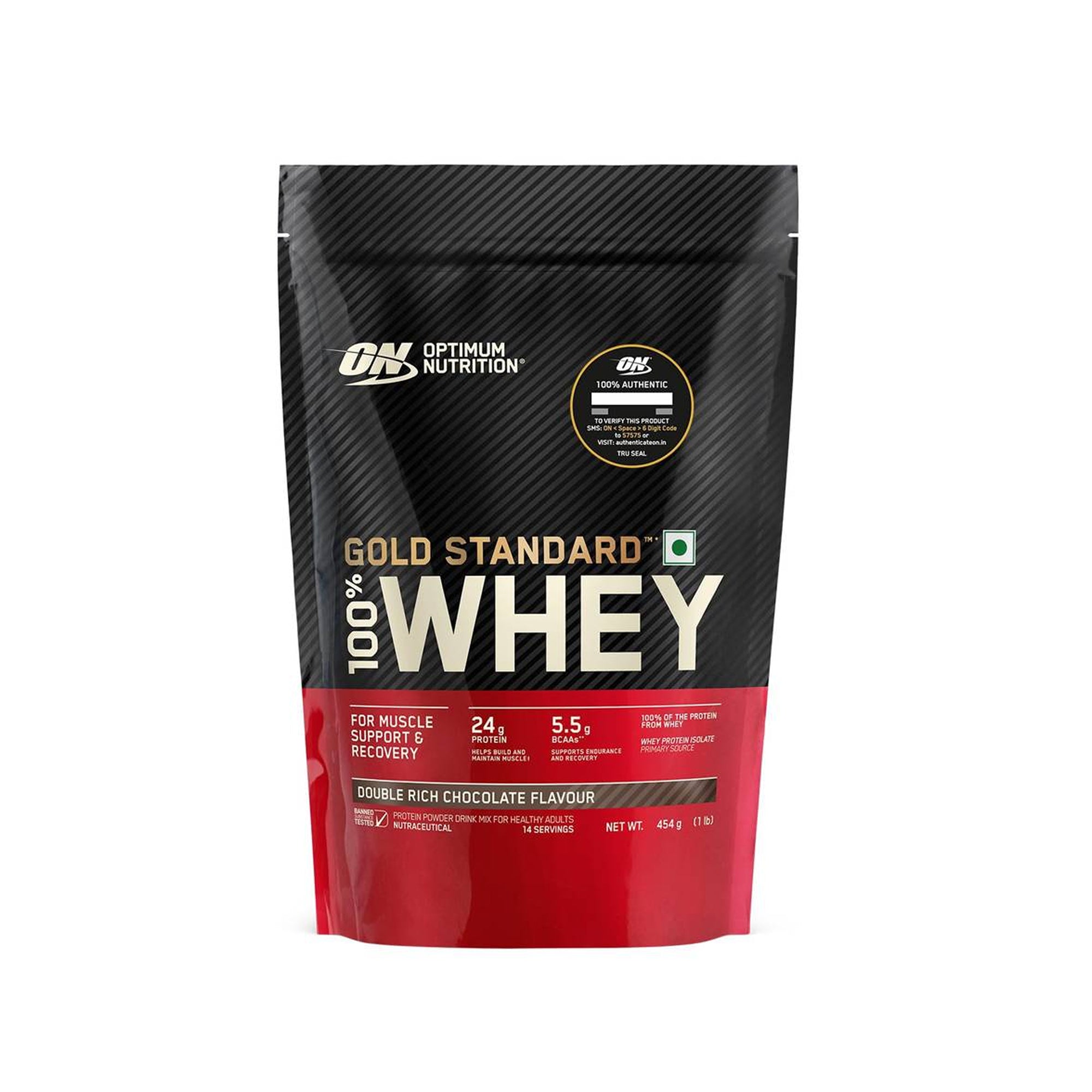 بروتين مصل اللبن الذهبي المعياري من أوبتيموم نيوترشن 1 رطل (شوكولاتة غنية مزدوجة)