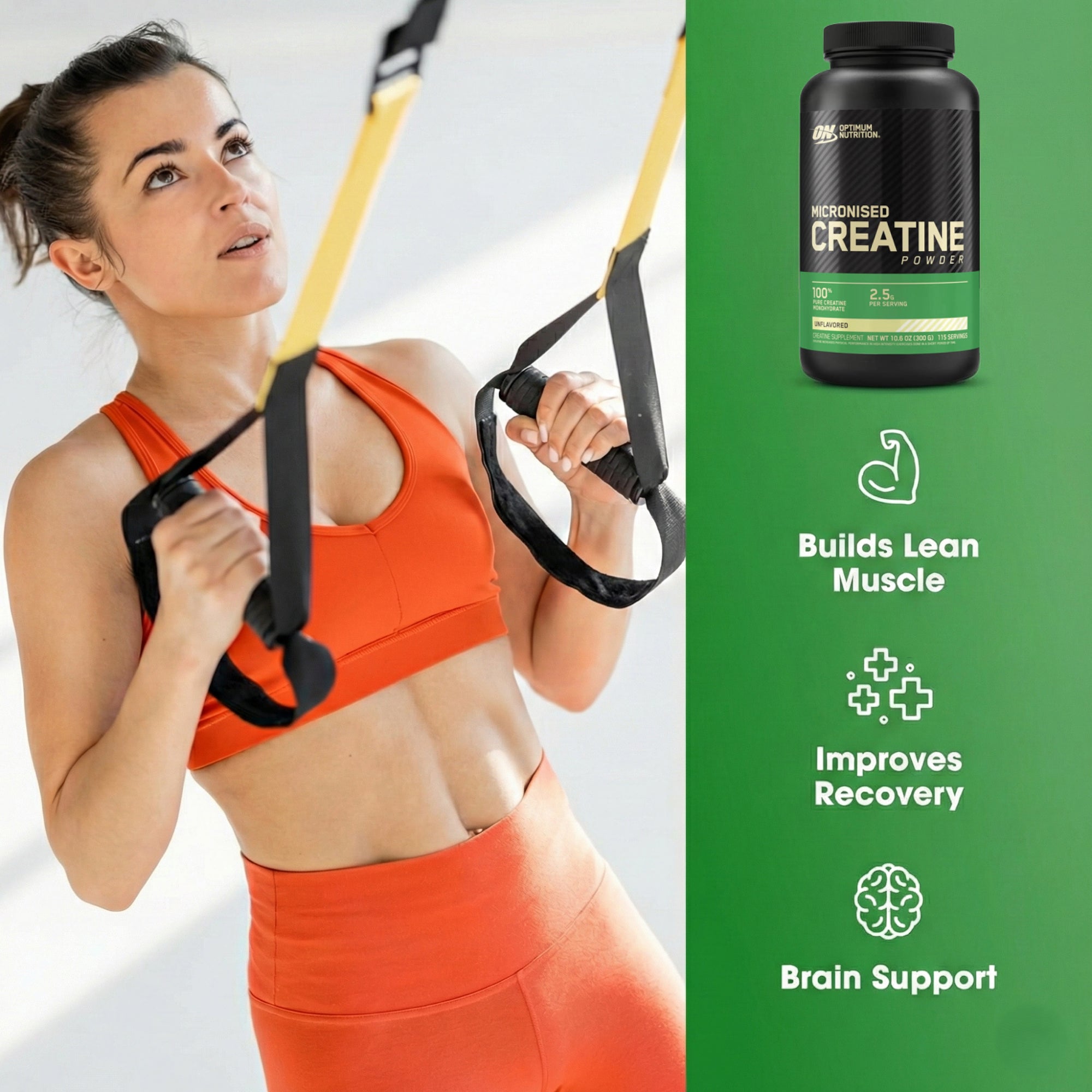 Optimum Nutrition Micronized Creatine Powder unflavored 300g