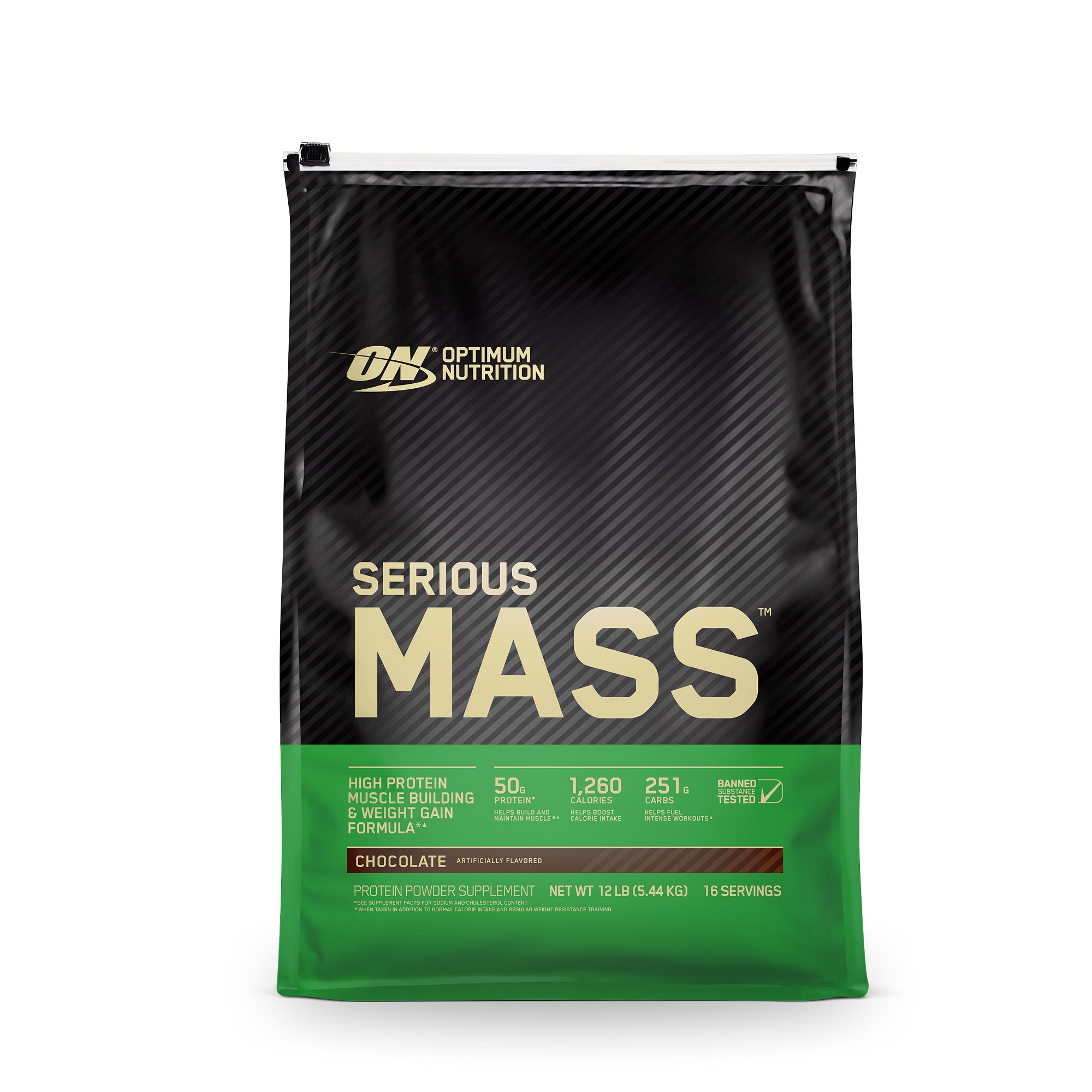 أوبتيموم نيوتريشن سيريس ماس لزيادة الوزن - شوكولاتة - 12 رطلاً
