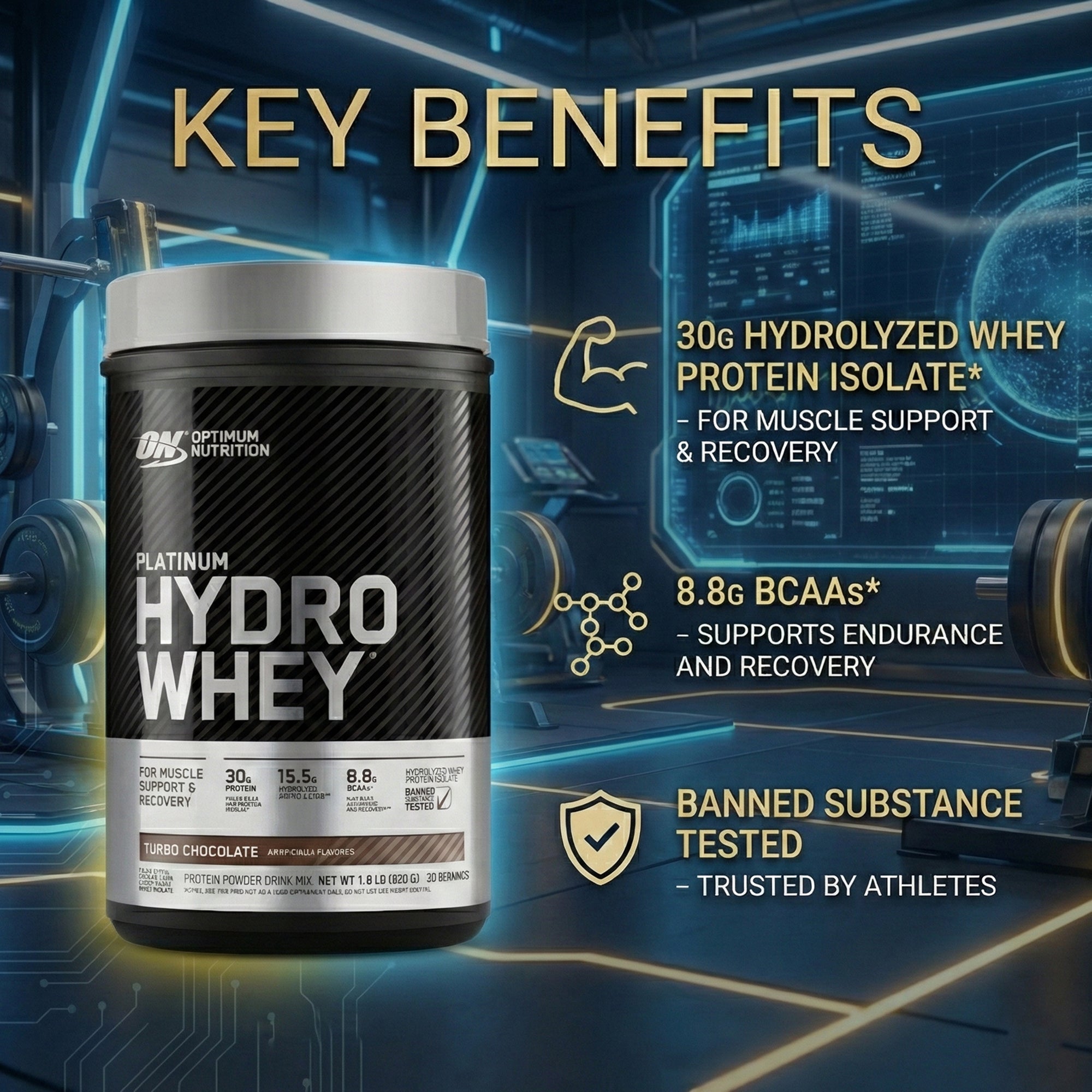 أوبتيموم نيوتريشن بلاتينيوم هايدروواي توربو شوكولاتة