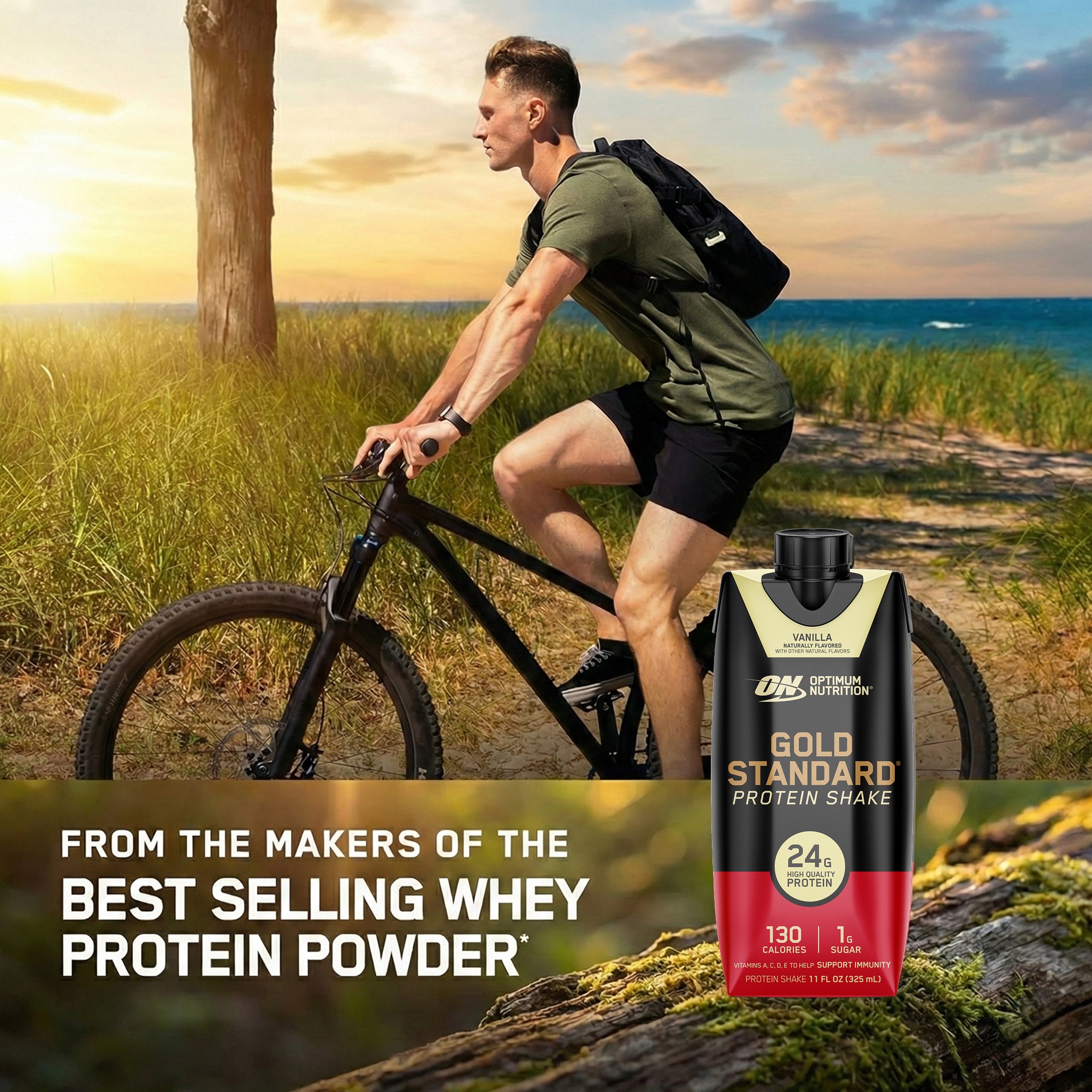 Optimum Nutrition Gold Standard Ready to Drink Protein Shake - 24g Protein