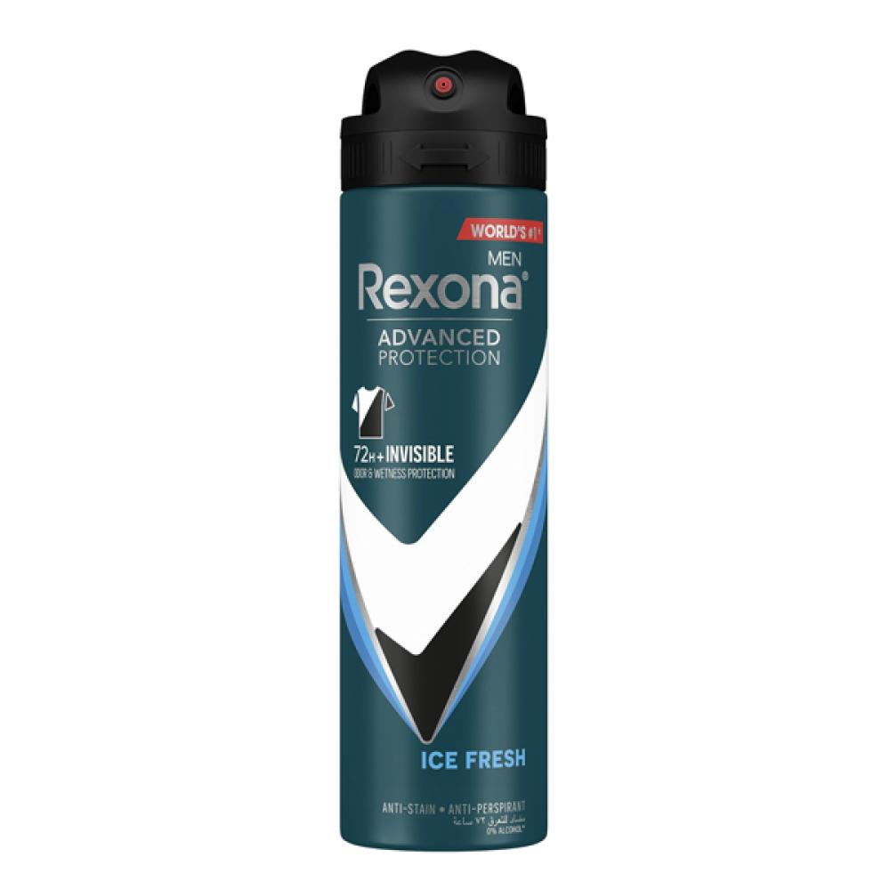 Rexona deodorant spray 150ml men invisible ice fresh 72h