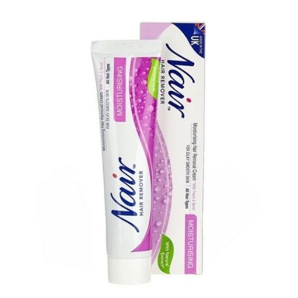 كريم إزالة الشعر Nair 110 مل مرطب بخوخ وزيت النيرولي