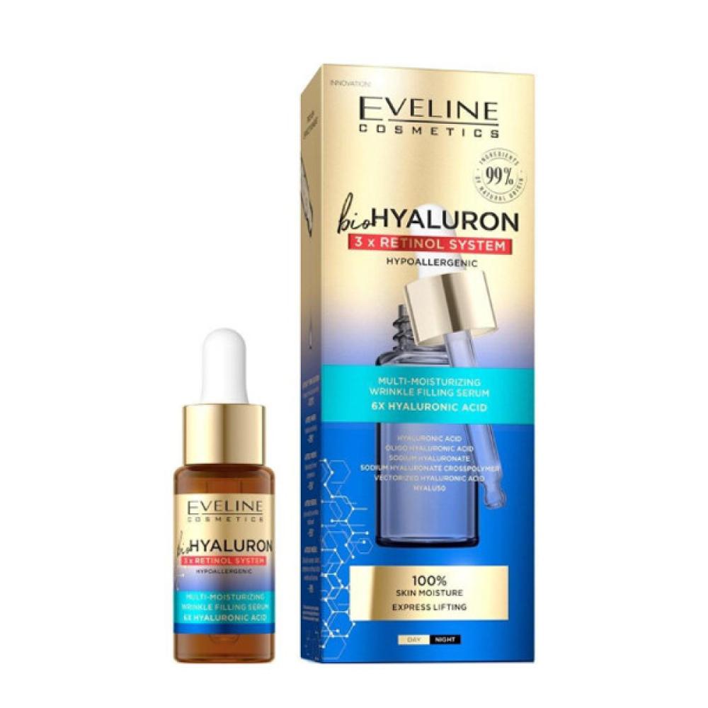 Eveline Face Serum 18ml Bio Anti Wrinkle With Hyaluron