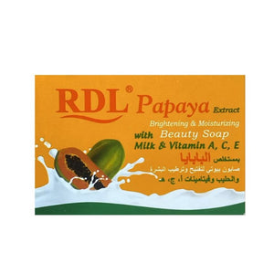 RDL Papaya Milk Bar Soap – Moisturizing & Exfoliating Body Cleanser 128g