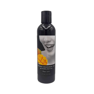 Earthly Edible Body Massage Oil 237ml  Mango