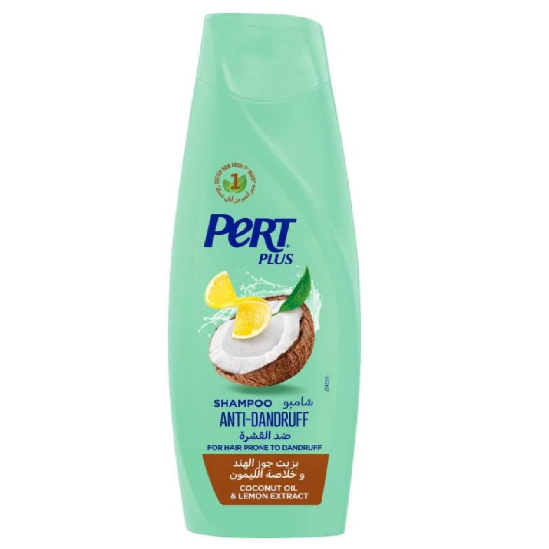 Pert Plus Pert Plus Hair Shampoo 400ml Anti Dandruff With Coconut Oil Lemon