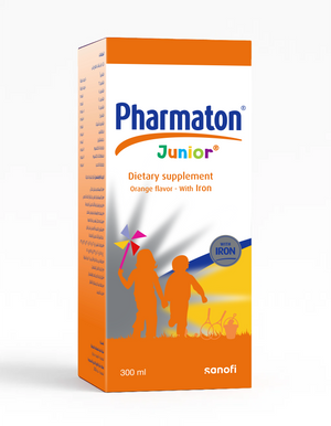 Pharmaton Junior with iron 300 ml Syrup-orange flavour