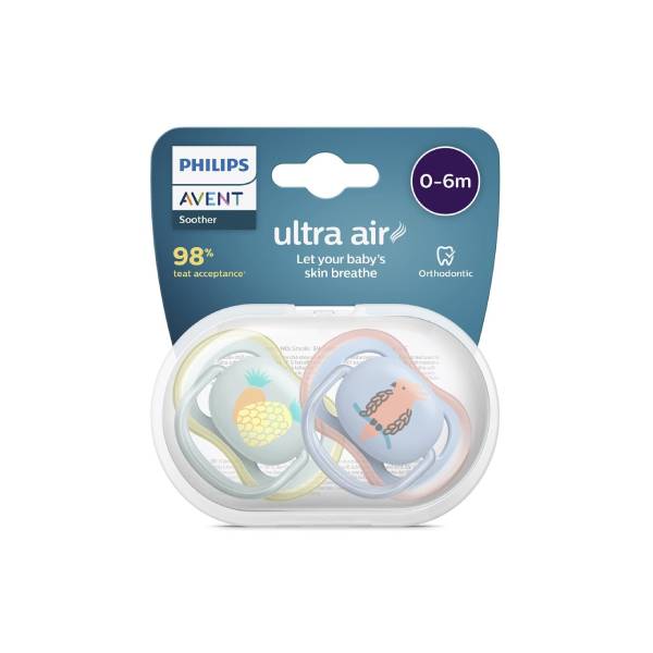 Philips-Avent-Baby-Pacifier-Ultra-Air-2pc-SCF085/59-0-6-Months-Girl-