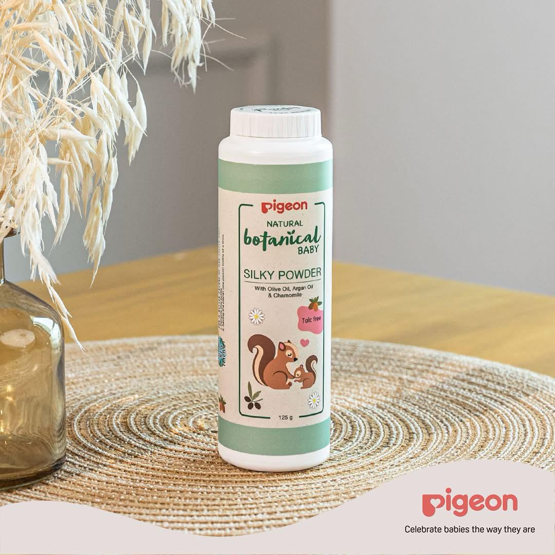 بودرة جسم للأطفال من بيجون بزيت الزيتون وزيت الأرغان والبابونج – 150 غرام