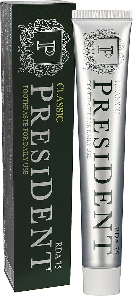 معجون أسنان بريزيدنت كلاسيك – تركيبة للعناية اليومية بالفم – 75 جم
