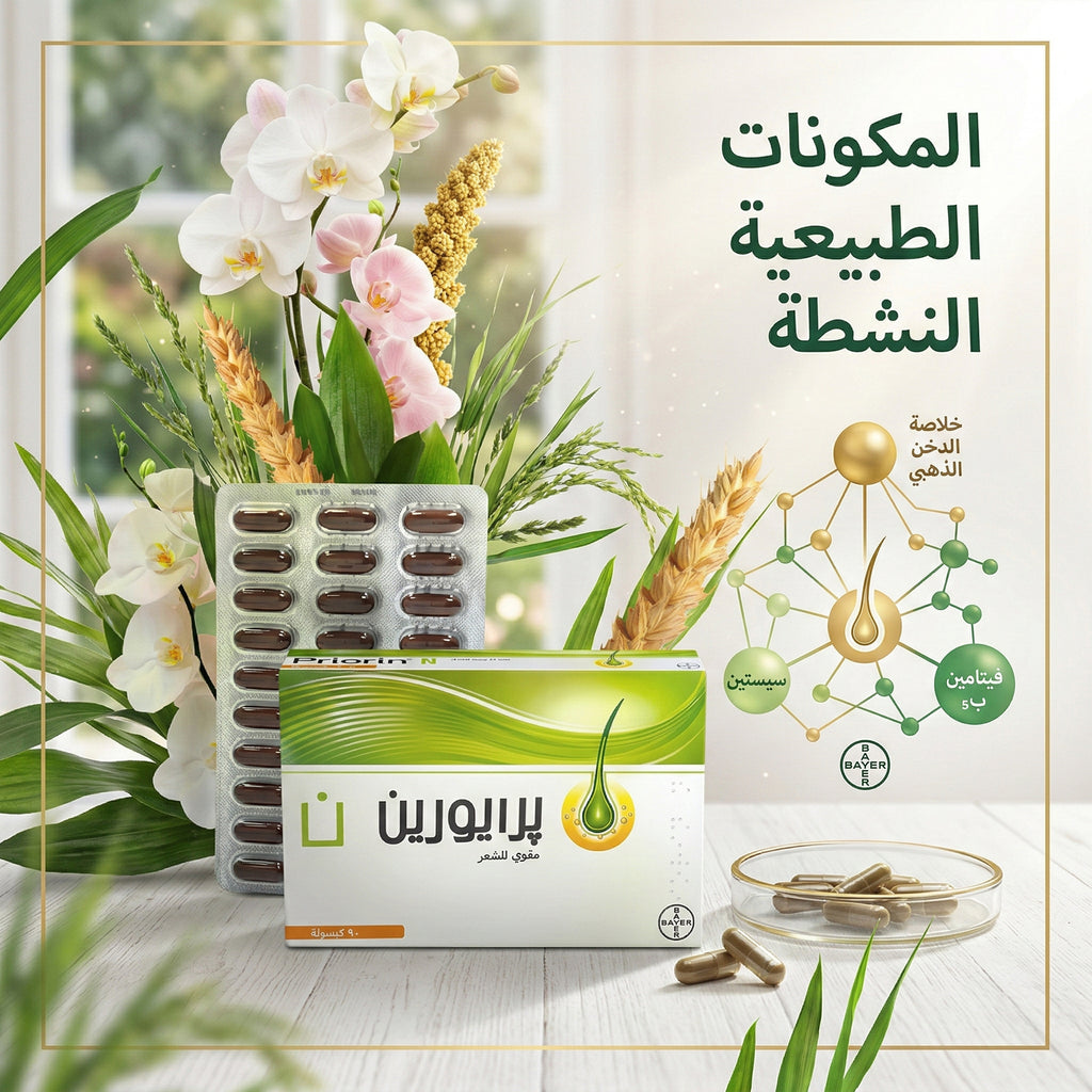 مكمل العناية بالشعر برايورين إن – 90 كبسولة