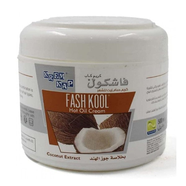 Fash kool hair hot oil 500ml with coconut extract