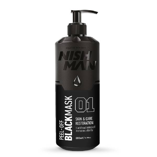 Nishman Peel Off Mask 200ml 01 Black
