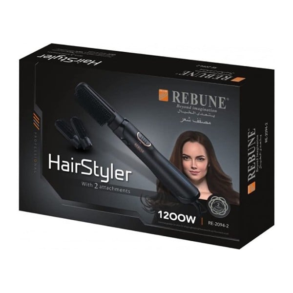 Rebune thermal hair brush 1200w re 2094 2 2in 1