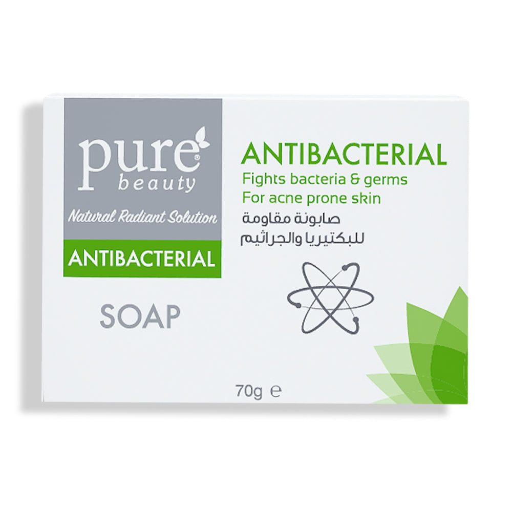 Pure Beauty Bar Soap 70g Bacteria And Germ Resistant