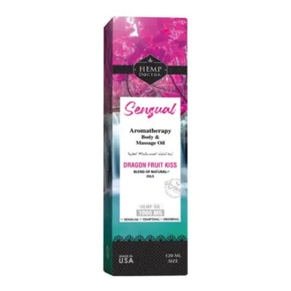 Hemp Doctor Massage Oil 120ml Body With Dragon Fruit Scent