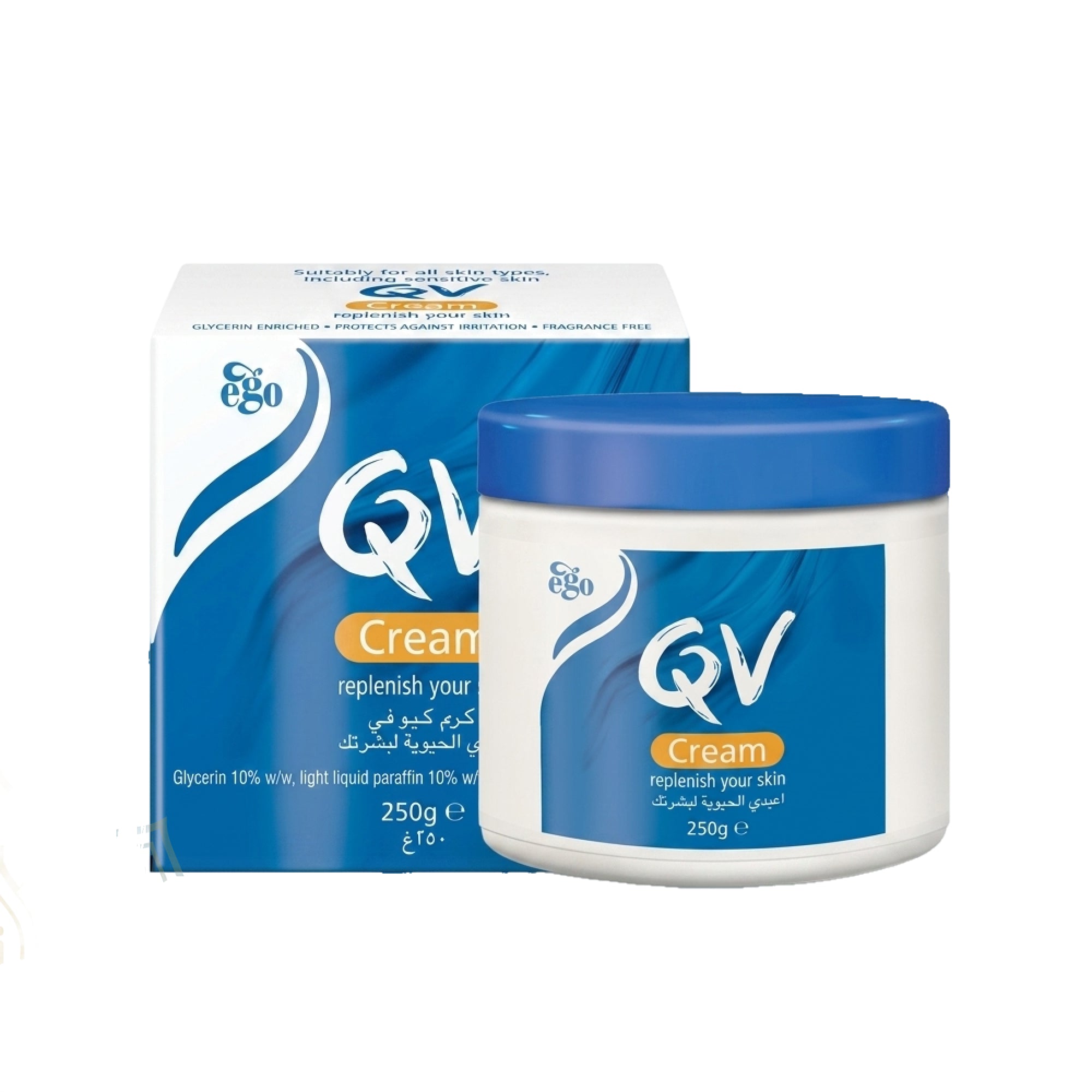 كريم اليد من QV – مرطب لليدين الجافة والحساسة