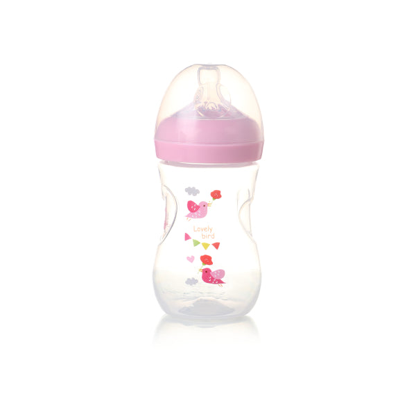 Baby Care Zone Feed Bottle 240ml Plastic With Anti-Drip Nipple